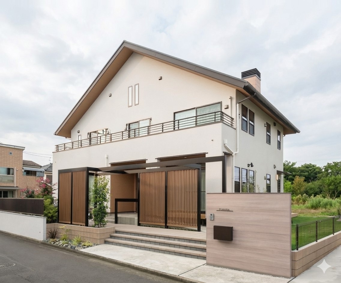 木を楽しむ三世帯で暮らす長期優良住宅